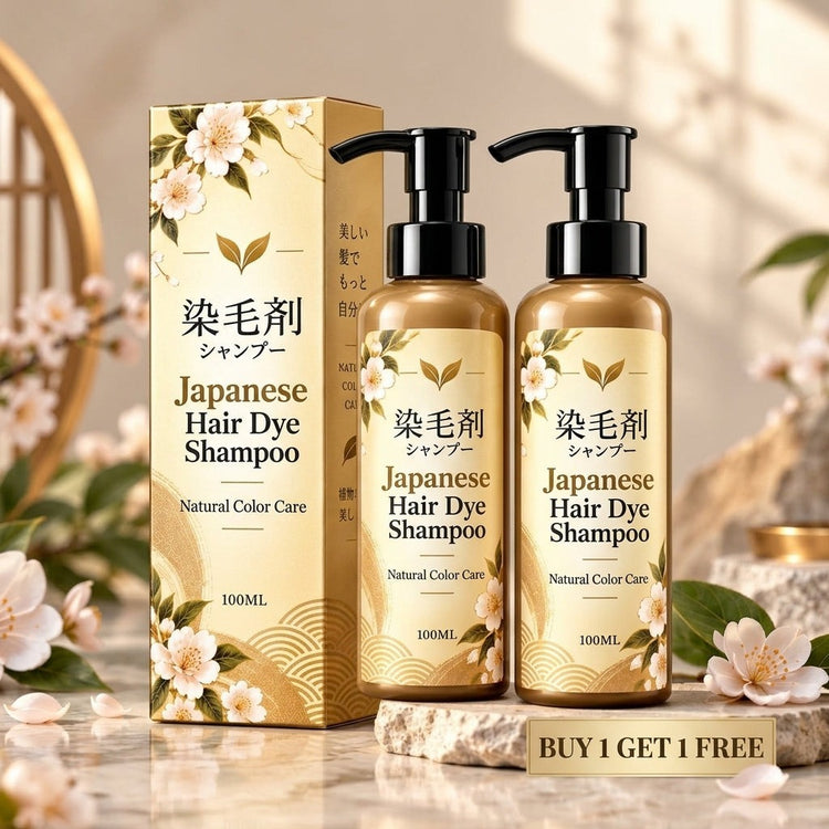 3 in 1 Hair Dye Black Hair Shampoo for Women & Men ( Pack Of 2 )