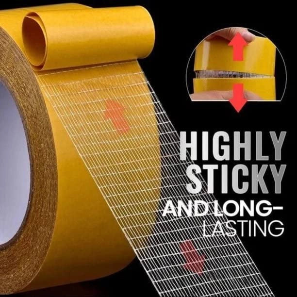 Adhesive Strength Mesh Double Sided Tape ( Pack of 2 )